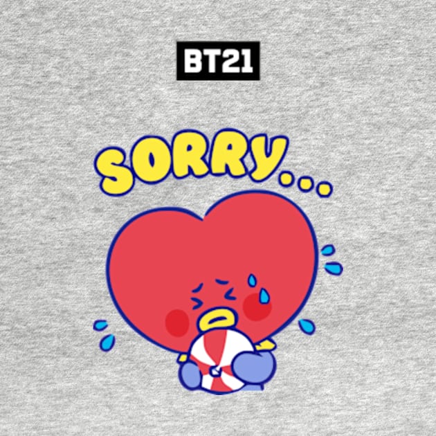 bt21 bts exclusive design 114 by Typography Dose